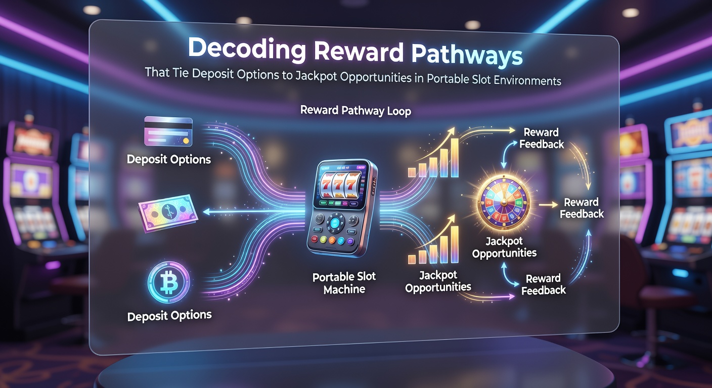 Illustration of reward pathway flow from mobile deposit to jackpot trigger