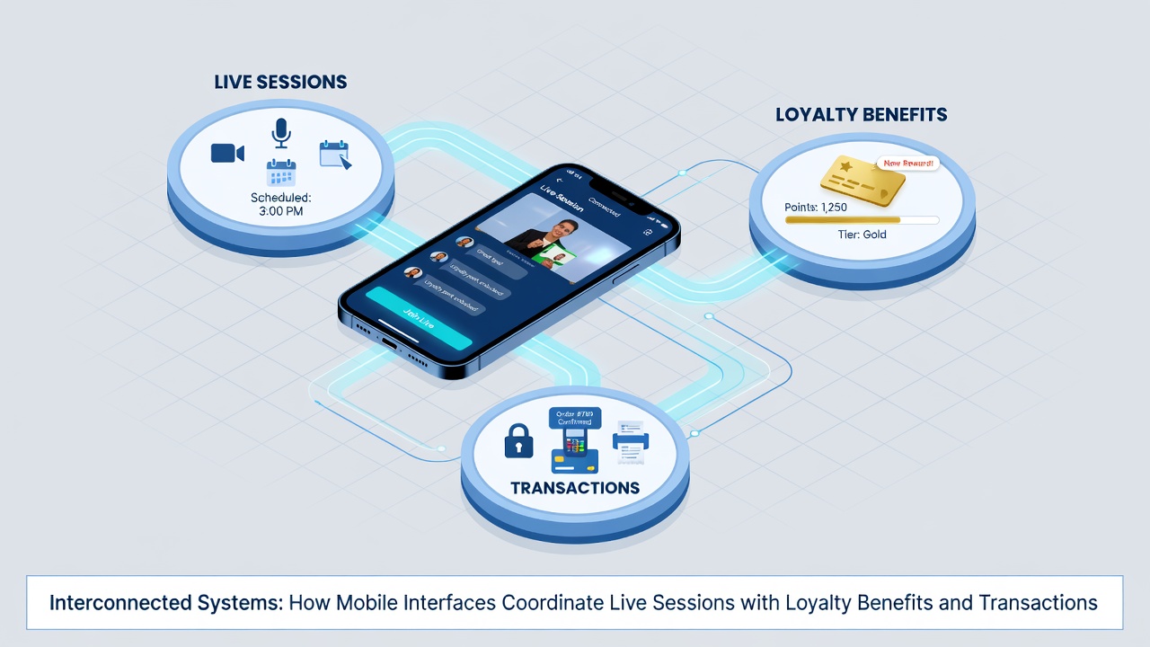Secure transaction confirmation screen integrated with loyalty dashboard on mobile device