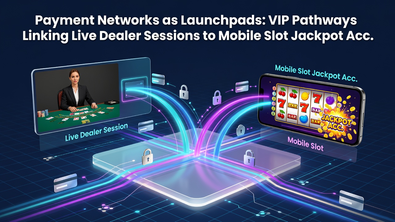 Mobile device displaying synced VIP rewards between live dealer and slot jackpot features